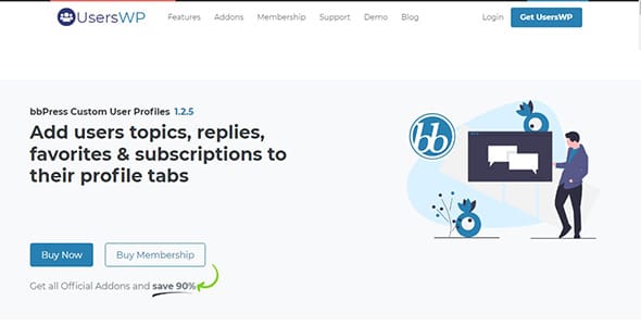 UsersWP BBPress for WordPress