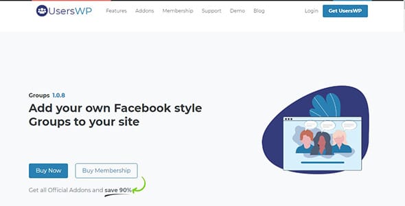 UsersWP Groups for WordPress