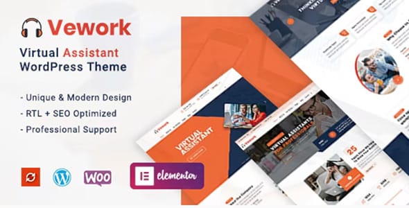 Vework Virtual Assistant WordPress Theme