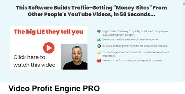 Video Profit Engine PRO for WordPress