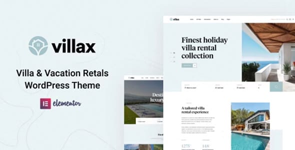 Villax Villa and Vacation Rentals WordPress Theme