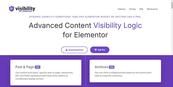 Visibility Logic PRO for Elementor for WordPress