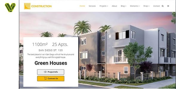 VisualModo Construction WordPress Theme