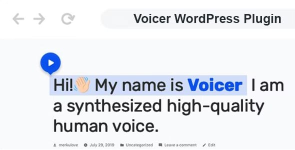 Voicer WordPress Plugin