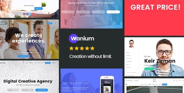 Wanium A Elegant Multi Concept WordPress Theme