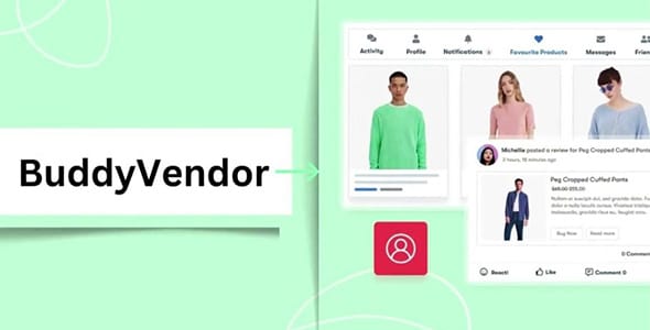 Wbcom Designs BuddyVendor for WordPress