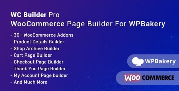 WC Builder Pro Page Builder for WPBakery