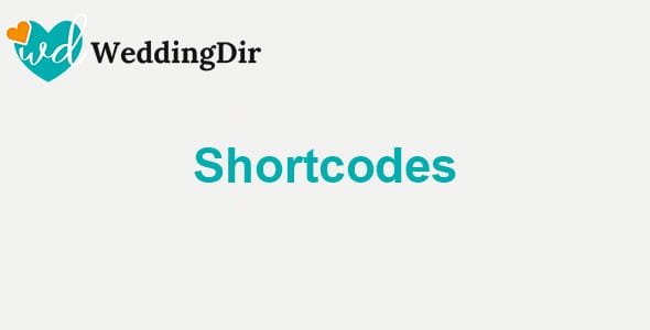 WeddingDir Shortcodes for WordPress