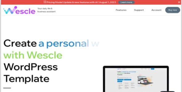 Wescle WordPress Theme by Wescle