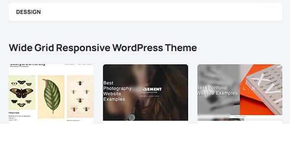 Wide Grid Responsive WordPress Theme by Marios Lublinski