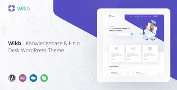 Wikb Knowledgebase and Help Desk WordPress Theme