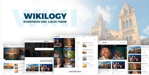 Wikilogy Wiki Magazine and News WordPress Theme