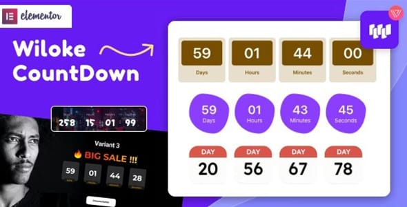 Wiloke Countdown for WordPress
