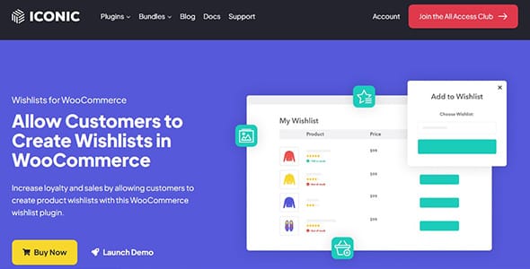 Wishlists for WooCommerce