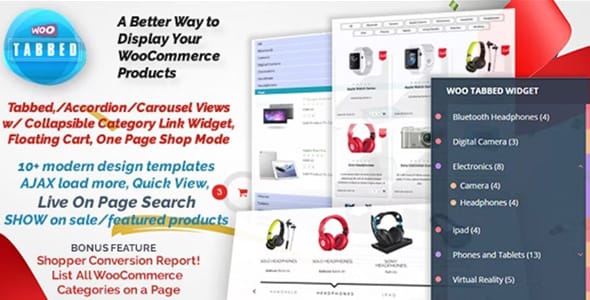 Woo Tabbed Category Product Listing Pro for WooCommerce