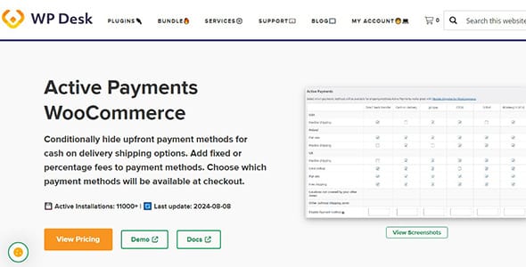 Active Payments for WooCommerce