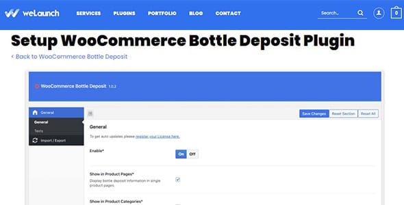 Bottle Deposit for WooCommerce