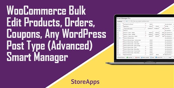Bulk Edit Products Orders Coupons Any Post Type Smart Manager