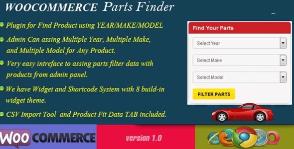 Parts Finder for WooCommerce