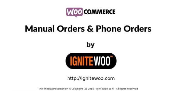 Phone Orders and Manual Orders for WooCommerce