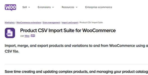Product CSV Import Suite for WooCommerce