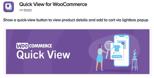 Quick View for WooCommerce