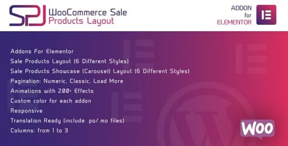 Sale Products Layout for Elementor WooCommerce Plugin