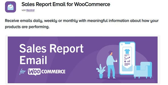 Sales Report Email for WooCommerce