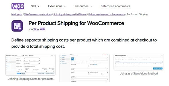 Shipping Per Product for WooCommerce