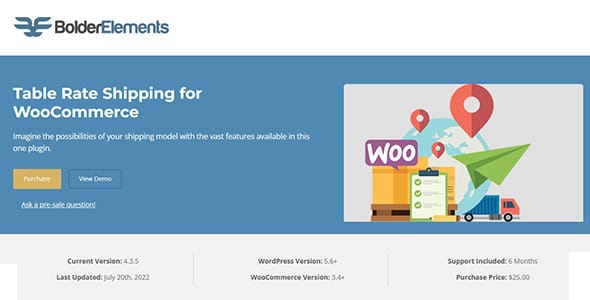 Table Rate Shipping for WooCommerce