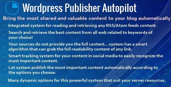 Publisher Autopilot for WordPress