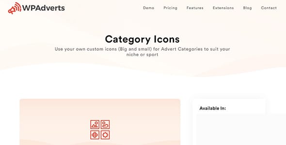 WP Adverts Category Icons for WordPress
