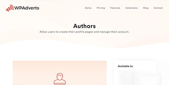 WP Adverts Authors for WordPress