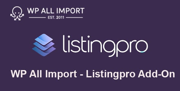 WP All Import Listingpro Add On for WordPress