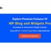 WP Blog and Widgets Pro for WordPress