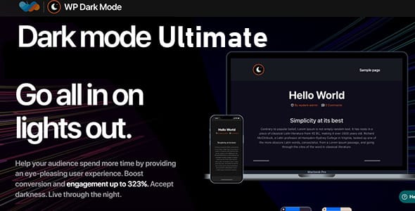WP Dark Mode Ultimate for WordPress