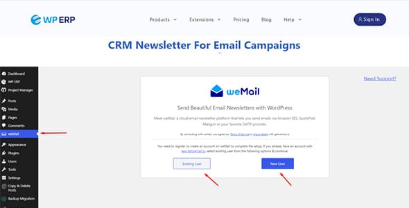 WP ERP Email Campaign for WordPress