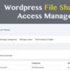 WP FSAM File Access Manager for WordPress