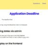 WP Job Manager Application Deadline for WordPress