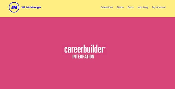 WP Job Manager Career Builder Integration for WordPress