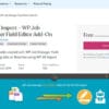 WP Job Manager Field Editor for WordPress