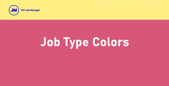 WP Job Manager Job Type Colors for WordPress