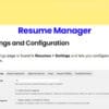 WP Job Manager Resume Manager for WordPress