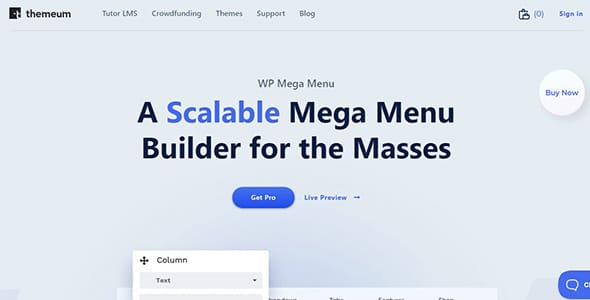 WP Mega Menu Pro for WordPress