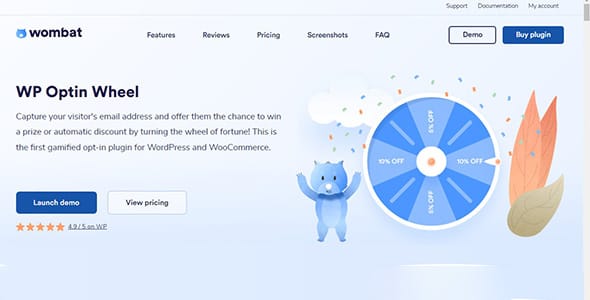 WP Optin Wheel Pro for WordPress