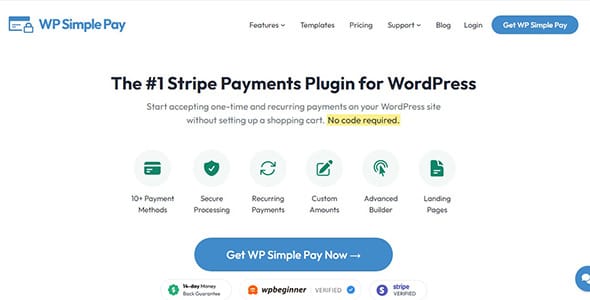 WP Simple Pay Pro for WordPress