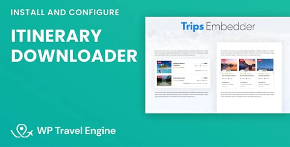 WP Travel Engine Itinerary Downloader for WordPress