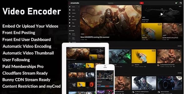WP Video Encoder for WordPress