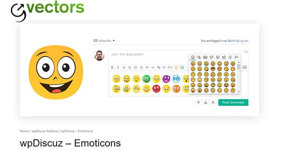 wpDiscuz Emoticons for WordPress