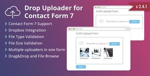 WPForms Drop Uploader for WordPress
